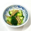 にきけん's cooksnap of when they made ブロッコリーとメンマの和え物.