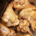Tklsin's cooksnap of when they made 鶏手羽元の甘辛煮.