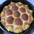 ｄｏｒａ☆ｎｕｔｓ's cooksnap of when they made 可愛い〜♡ニワトリちぎりパン♫.