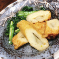 ちゃちゃまる26's cooksnap of when they made 小松菜とごぼう天の煮浸し☆.