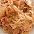 どぅど's cooksnap of when they made 絶品♪キムチクリームパスタ.