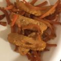 クックZ8J4H4☆'s cooksnap of when they made お弁当★さつま揚げと人参ポン酢きんぴら.