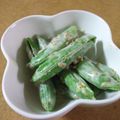蒼空ねこ's cooksnap of when they made スナップえんどうの胡麻マヨ和え.