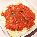 ちょーｻﾝ's cooksnap of when they made 豚ひき肉のチーズトマト丼.