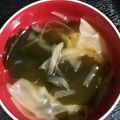 ぐりこ♪♪♪'s cooksnap of when they made わかめのコンソメ風味スープ.