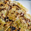 ごはん好きパンも好き's cooksnap of when they made 極貧！給料日前の一品！さっさっとチヂミ.
