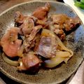 料理に目覚めた高校生's cooksnap of when they made 鶏レバーと砂肝のオイスターソース煮.