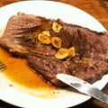 まめ郎's cooksnap of when they made ミディアムレアが簡単に☆絶品牛ステーキ.