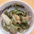 のりこったん's cooksnap of when they made ピーマンとちくわとツナの炒め物.