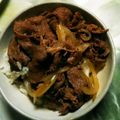 savemayoko's cooksnap of when they made 牛丼★チェーン店の味みたい★一人前から★.