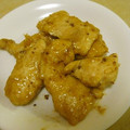 由芽15's cooksnap of when they made 簡単！鶏むね肉の麺つゆマスタード炒め.