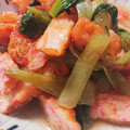 MIKOさん's cooksnap of when they made ちんげん菜とさつま揚げの煮物.