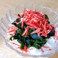 こはる・▽・'s cooksnap of when they made 大根の桜エビ（あみえび）ワカメのせサラダ.
