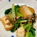 maimai2722's cooksnap of when they made 厚揚げと小松菜のそぼろ炒め.