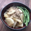 栗丸うさぎ's cooksnap of when they made 大根と豚ミンチの炒め物.