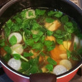 ♡yummy♡'s cooksnap of when they made とろ～り☆春の七草あったか和みスープ.