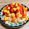 のんべぇヒロ's cooksnap of when they made 簡単 余ったお刺身で海鮮ばらちらし♪.