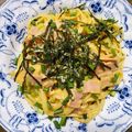 まゆまゆsクック's cooksnap of when they made ベーコンエッグの♡和風MISOパスタ♡.