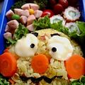 ＳＣＲＩＴ's cooksnap of when they made キャラ弁✿カレーパンマン弁当.