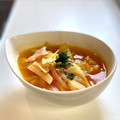 かっちゃん杉's cooksnap of when they made クタクタ〜トマトと残り物の白菜のスープ.