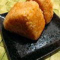 ONE★MAYU★'s cooksnap of when they made マヨラー必見！香ばしいマヨ焼きおにぎり♡.