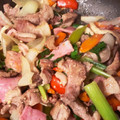 znooti's cooksnap of when they made 塩焼きそば風 豚野菜の塩炒め.