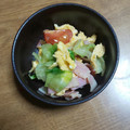 アッキータン's cooksnap of when they made レタスとふわふわたまごの炒め物.