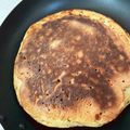 あたむ❤189's cooksnap of when they made ＊バナナのもっちりホットケーキ＊.