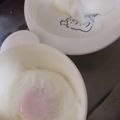 AiYuKE's cooksnap of when they made 5分で茹で卵？風　ノンオイルで目玉焼き.