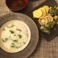 あいちー☻'s cooksnap of when they made サクサク♪春菊のかき揚げ.