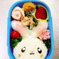 Chaaa_room's cooksnap of when they made キャラ弁☆ウサギちゃん弁当♪.