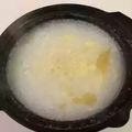 papikun's cooksnap of when they made 卵のとろ~り本格中華粥腸活痩せ風邪に^^.