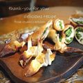 inyako's cooksnap of when they made お茶のもてなし菓子✿鶴の砂糖せんべい.