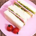 horseland's cooksnap of when they made 喫茶ポアロの味を再現！ハムサンド.