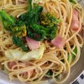 りみ313's cooksnap of when they made 菜の花とベーコンの和風パスタ.