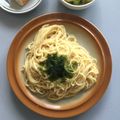 クックDNJMZ1☆'s cooksnap of when they made 青のり明太子パスタ.