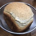 ことむん's cooksnap of when they made ＨＢ❀早焼き黒ごま＆卵の食パン 1.5斤.