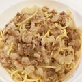 クック甘党。's cooksnap of when they made ひき肉と白菜の混ぜ麺風あんかけ焼きそば.