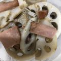 ma___111's cooksnap of when they made レンコンと焼豚のきんぴら.