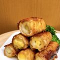 ayakukka's cooksnap of when they made ちくわチーズの肉巻き.