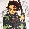 かわいい猫組's cooksnap of when they made 鬼滅の刃★キャラケーキ.