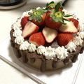 クックJCE3NL☆'s cooksnap of when they made 苺いっぱいチョコムースケーキ.
