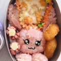 qoo_love's cooksnap of when they made ヒーリングっどプリキュア キャラ弁デコ弁.