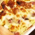 ハレイワガール's cooksnap of when they made ポテトとソーセージでグラタン風♪.
