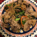 クックJOSC5U☆'s cooksnap of when they made 千切り大根(切干大根)と豚こまのニラ炒め.