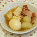 youtapapa's cooksnap of when they made 大根と厚揚げベーコンの味染み煮物.