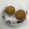 ❁Abake❁'s cooksnap of when they made *キャベツとコンビーフのコロッケ *.