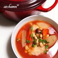 atchamn's cooksnap of when they made 大根のケチャップ煮.
