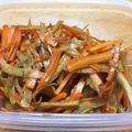 こころニコニコ's cooksnap of when they made 2:1で簡単本格黄金きんぴらごぼう.