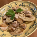 ★りなんち★'s cooksnap of when they made 鶏とレンコンの塩☆ゆず胡椒炒め.